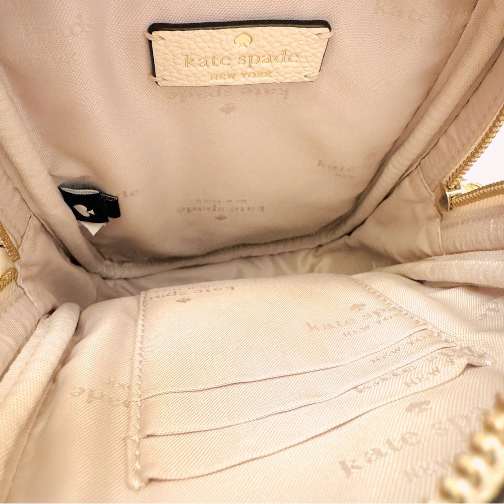 KATE SPADE Rosie Faux Shearling North South Crossbody Handbag NWT - Picture 15 of 16